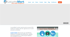Desktop Screenshot of locumsmart.net