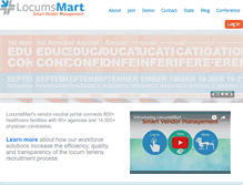 Tablet Screenshot of locumsmart.net